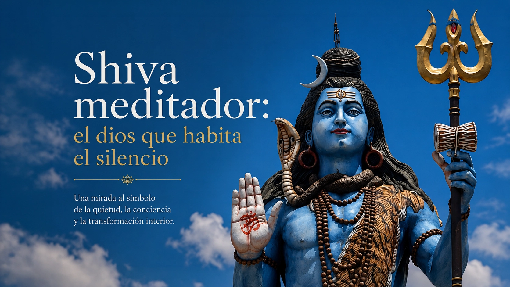 Shiva meditador